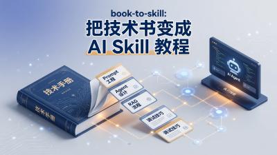 book-to-skill：把技术书变成 AI Skill 教程