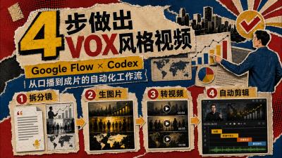 4 步做出 VOX 风格视频：Codex 工作流教材
